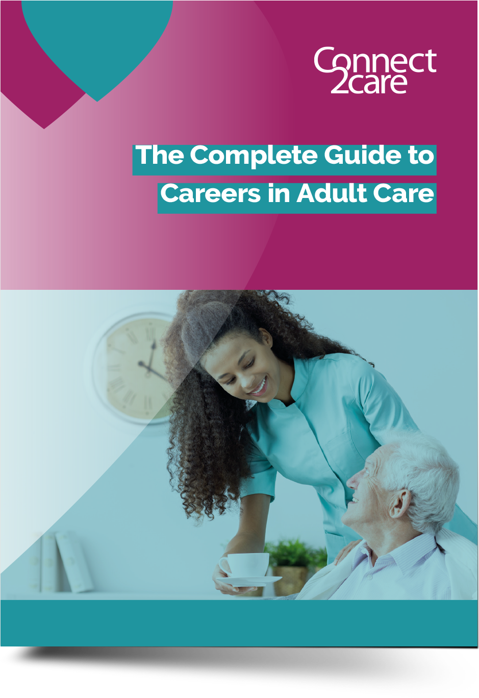 An adult care worker with service user